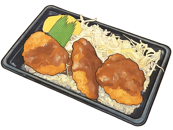 ヒレカツ丼 クロケッタ