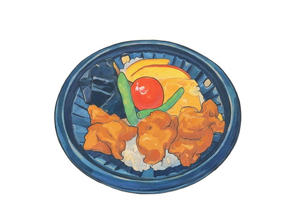 ミニ季節野菜のピリ辛丼 クロケッタ